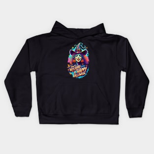 Witching You A Happy Halloween Kids Hoodie